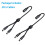 DC-Stromverteilerkabel 5,5 mm x 2,1 mm, 2er-Pack 5