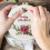 Weihnachts-Kreuzstich-Set mit Blumenmuster auf Stoff 3