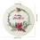Weihnachts-Kreuzstich-Set mit Blumenmuster auf Stoff 5