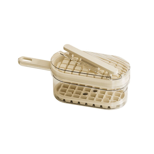 Forma de gelo de silicone de qualidade alimentar com pá, capacidade para 64 cubos. 1