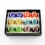 Handmade Gold Sand Lampwork Ring Wide Band Mixed Color 1