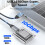 Jixopn Mini M.2 NVMe SSD-behuizing USB-C 10 Gbps 6