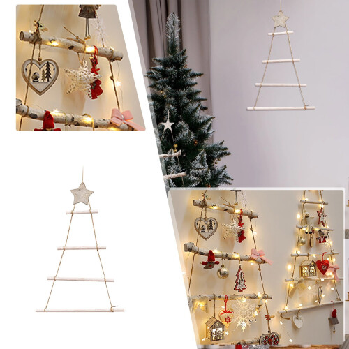 Ensemble décoratif suspendu de bûches triangulaires de Noël 1