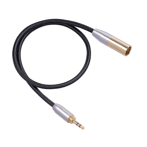 Καλώδιο βίντεο Mini XLR σε βύσμα 3,5 χιλιοστών 0,3 μ. Πλήρως χάλκινος πυρήνας 2