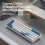 Jixopn K65 USB Wired Mechanical Gaming Keyboard Red Switch 5