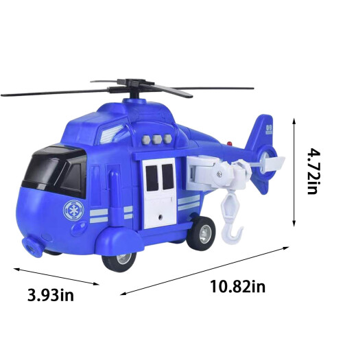 Kids Helicopter Toy with Lights Music Projection 2