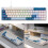 Jixopn K65 USB Wired Mechanical Gaming Keyboard Red Switch 6
