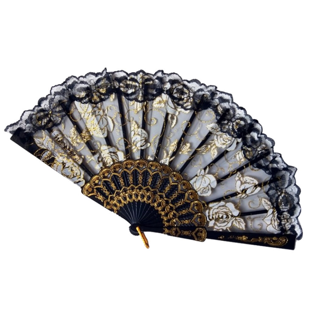 Yakbaofuo Bamboo Folding Fans For Women, Set Of 2 969218193136