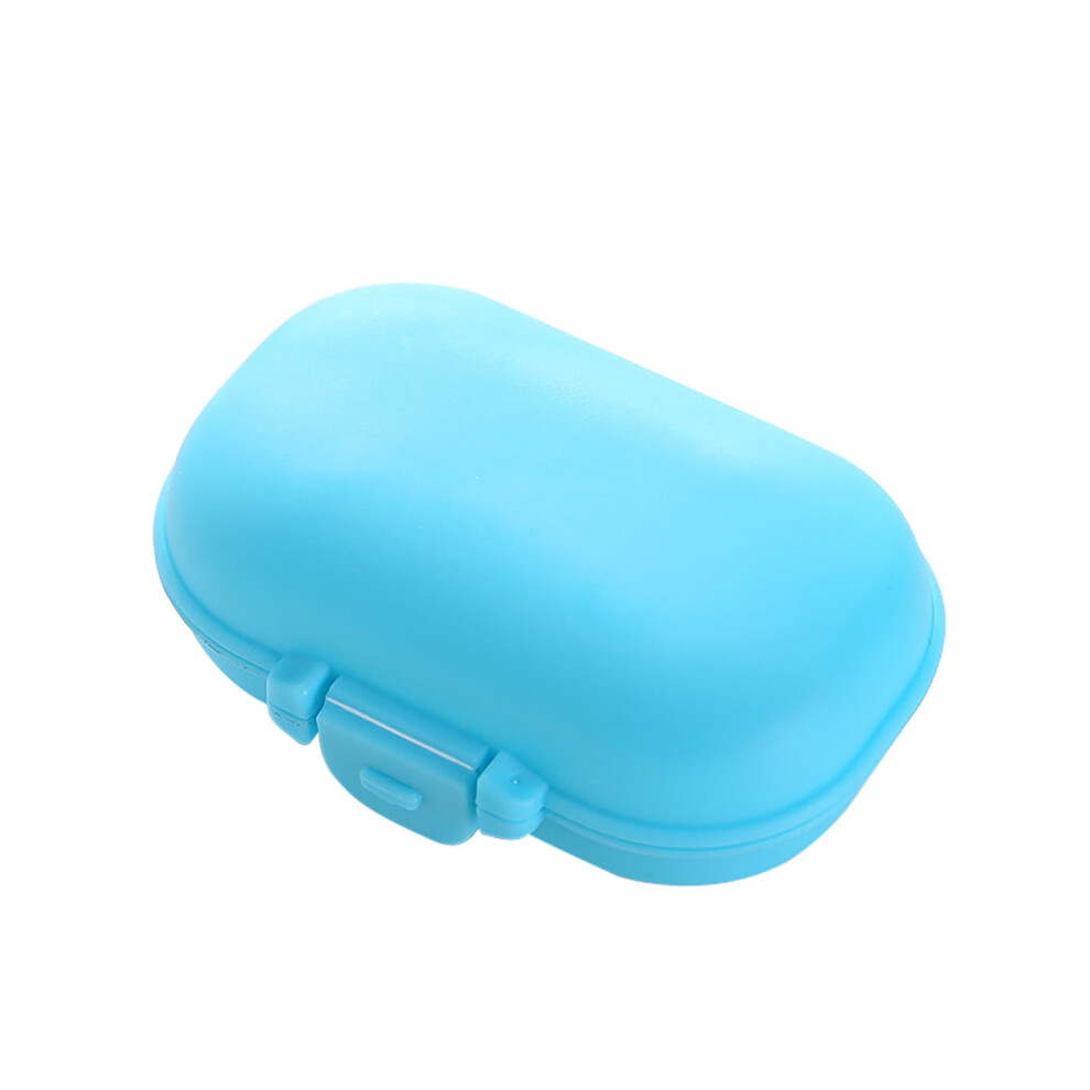 Portable 4-compartment medicine organizer moisture-proof