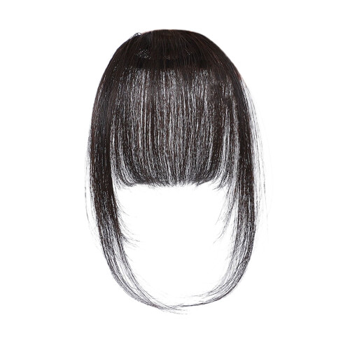 Extensiones de flequillo con clip de cabello natural para mujer 1
