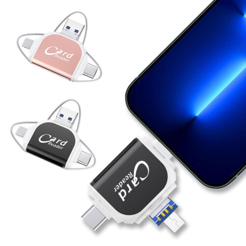 SD TF-kaartlezer USB Type-C-hub 4-in-1 2