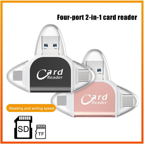 SD TF-kaartlezer USB Type-C-hub 4-in-1 1