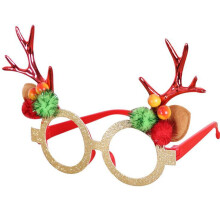 Decoraciones navideñas de Ympuoqn para interiores y exteriores, accesorios para fiestas navideñas, cosplay, gafas preciosas, accesorios para fotos,