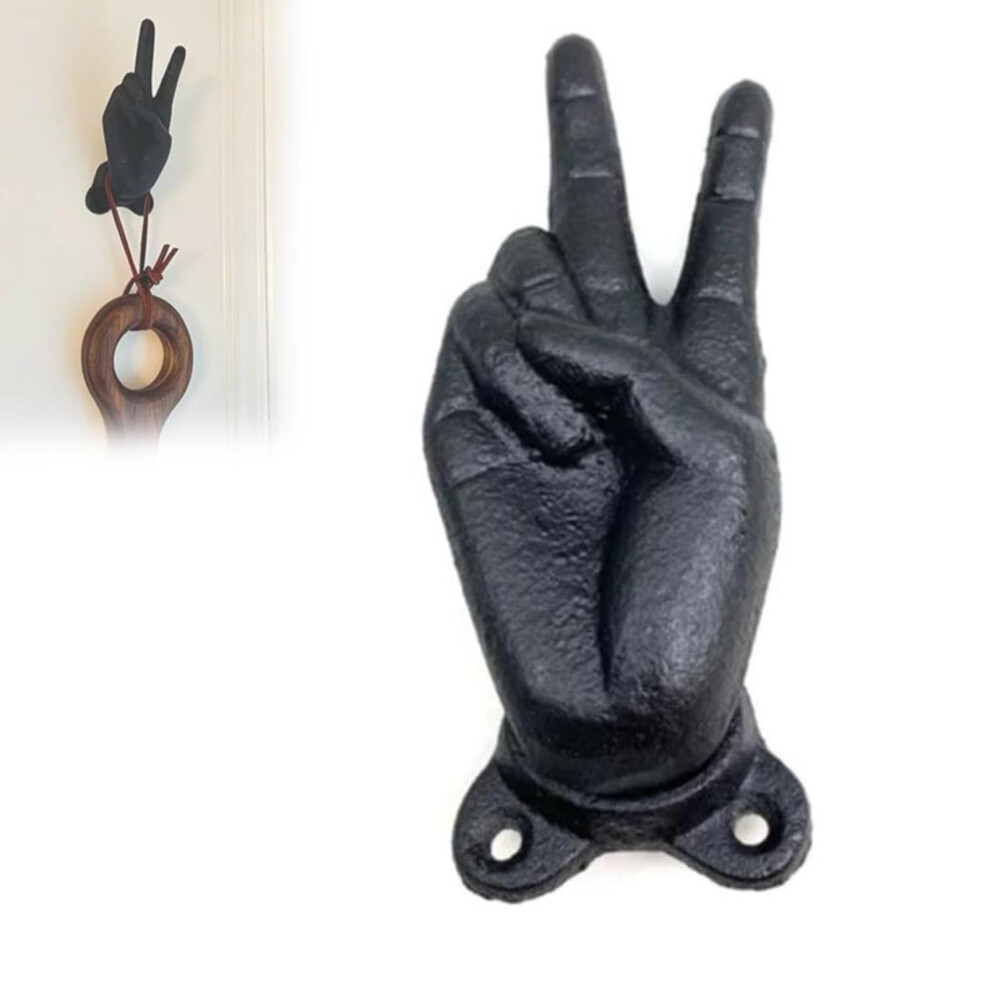 Wall-Mounted Hand Hook With Middle Finger Design, 1 Piece 969218193020