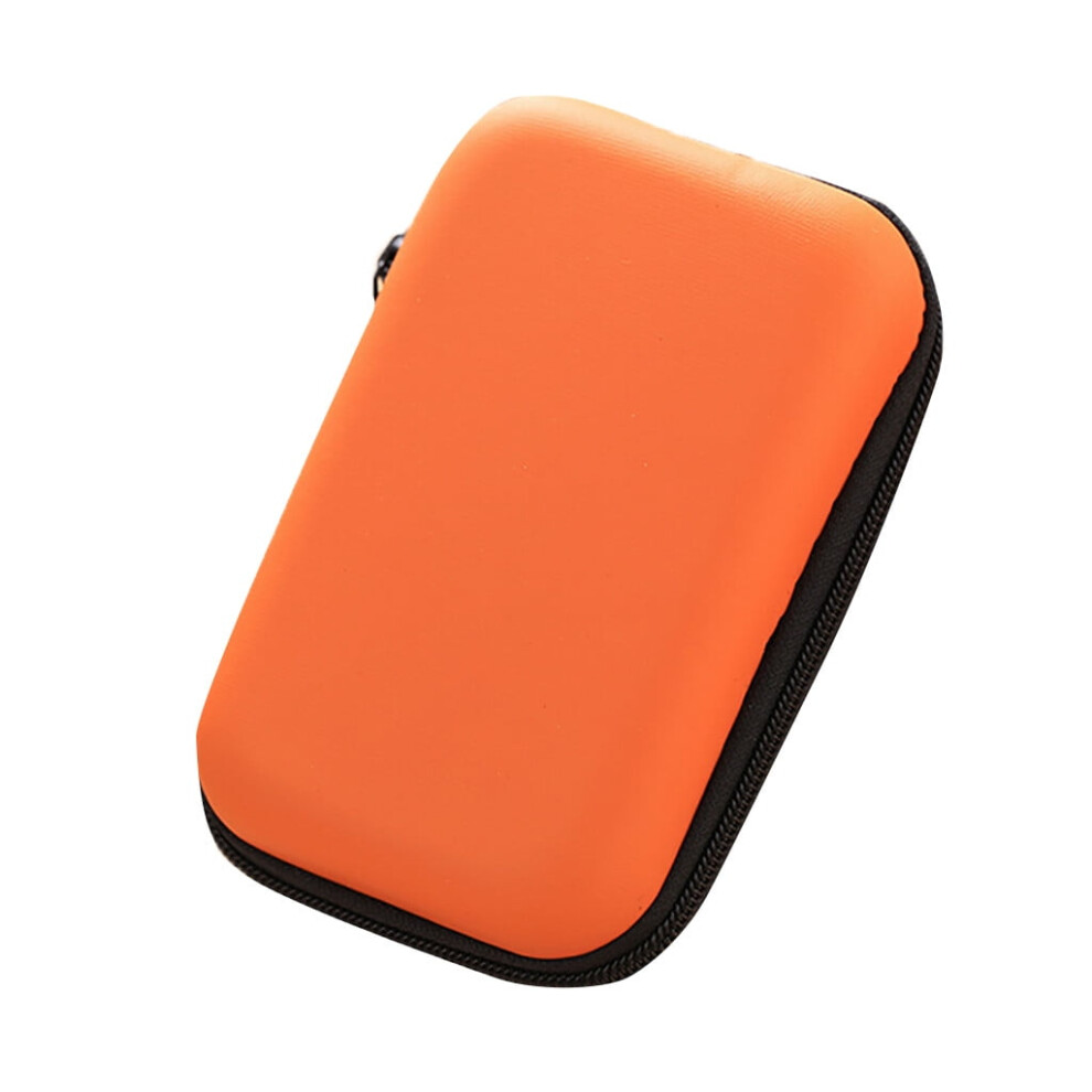 Yakbaofuo Earphone Storage Pouch Leather Zipper Box 969218187999
