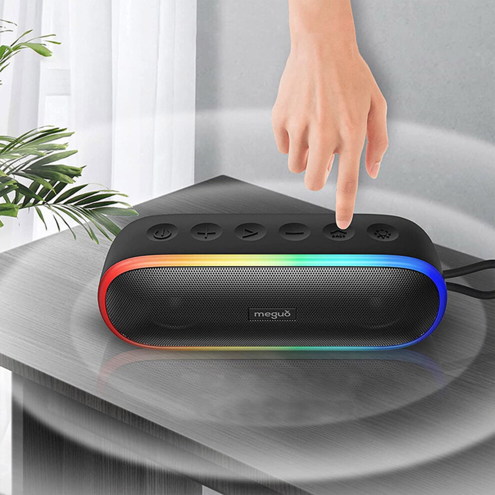 Aurigate Bluetooth Speaker Portable Stereo Extra Bass 24H Light 969218197882