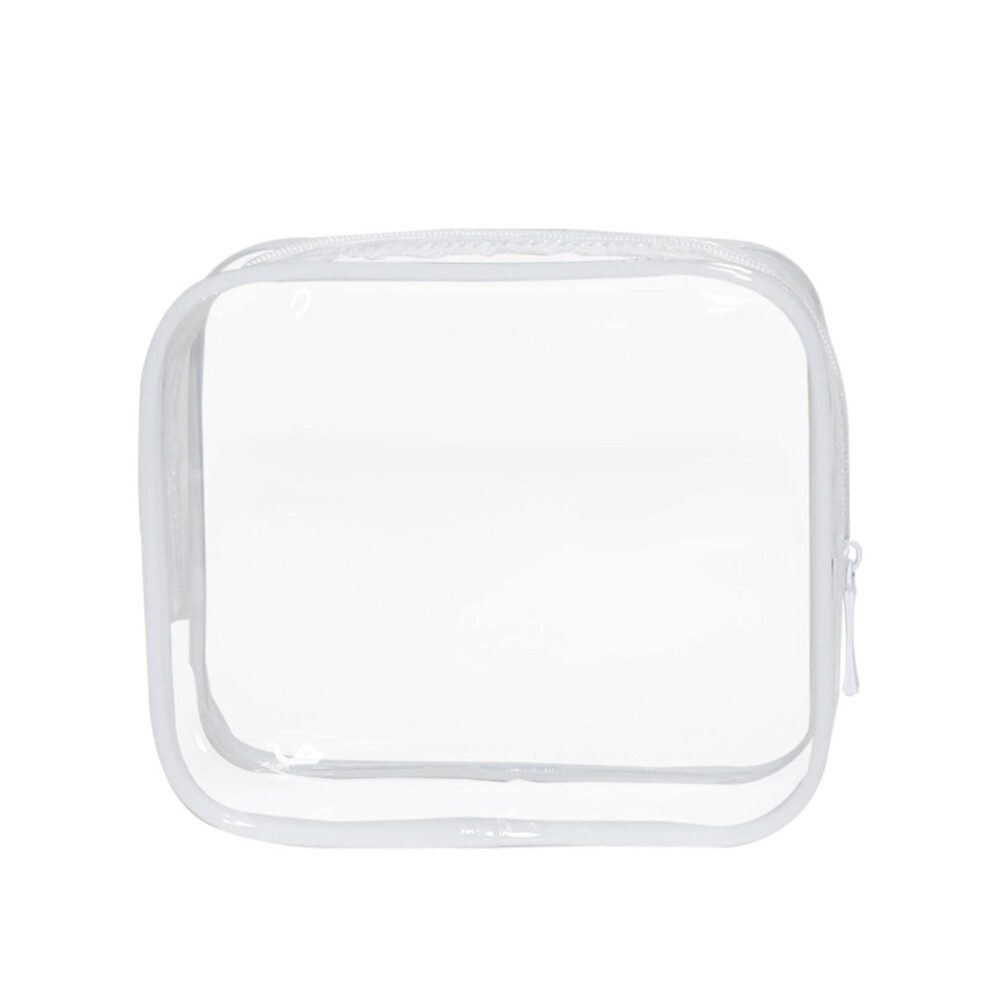 Yakbaofuo transparent travel makeup bag for women quarter