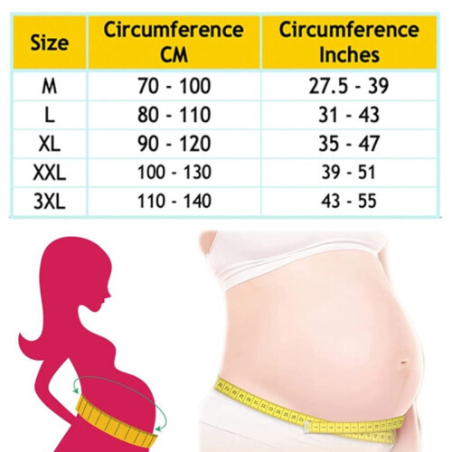 Maternity Belly Band Adjustable Waist Support Brace 2