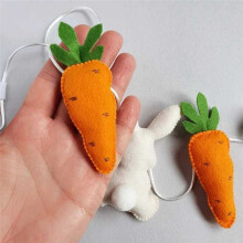Easter Decoration Carrot Rabbit Pendant Home Decoration Pendant Gift Easter Home Decoration