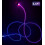 USB Typ C-kabel Light Up 2m 66W 5A QC3.0 4