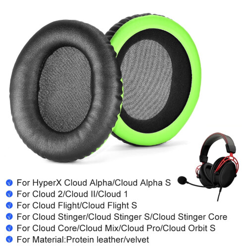 HyperX Cloud2 fülpárnák memóriahabos, proteinbőrből, 2 db 2