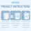Portable Travel Washing Machine Turbo Spin Mini Washer 8