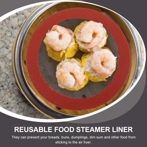 Air Fryer Liner Reusable Silicone Pad 2 Pcs 2