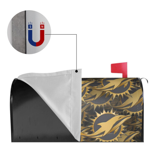 Capa para caixa de correio com golfinho, impermeável, para decoração externa, 65 x 53 cm (25,5 x 21 polegadas). 2