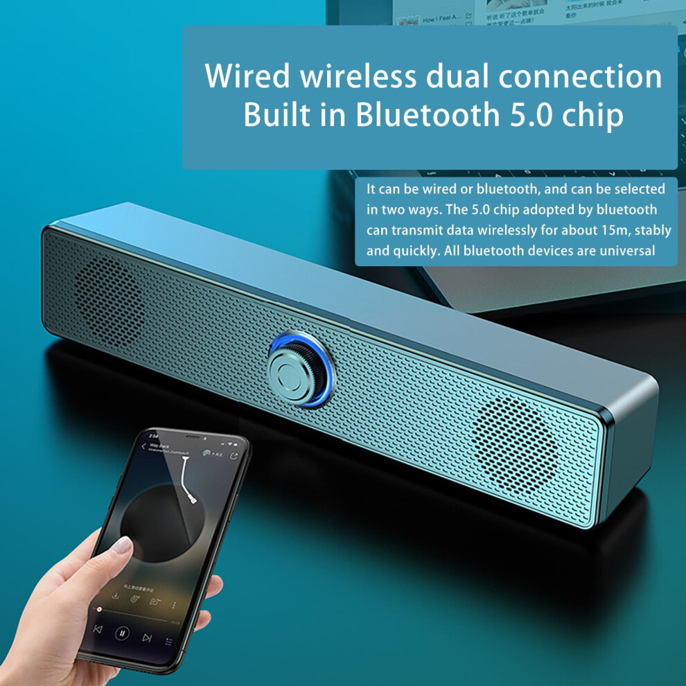 Aurigate Bluetooth Speaker For Pc Desktop Usb-Powered 969218198650