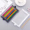 AURIGATE pencil case mesh zipper organizer 2 pcs 1