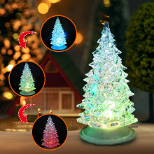 Ympuoqn LED Christmas Tree Decorations Indoor Outdoor 15cm