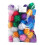 Cat Toy Ball Assorted Color Flash Pom Poms 20 Pcs 1