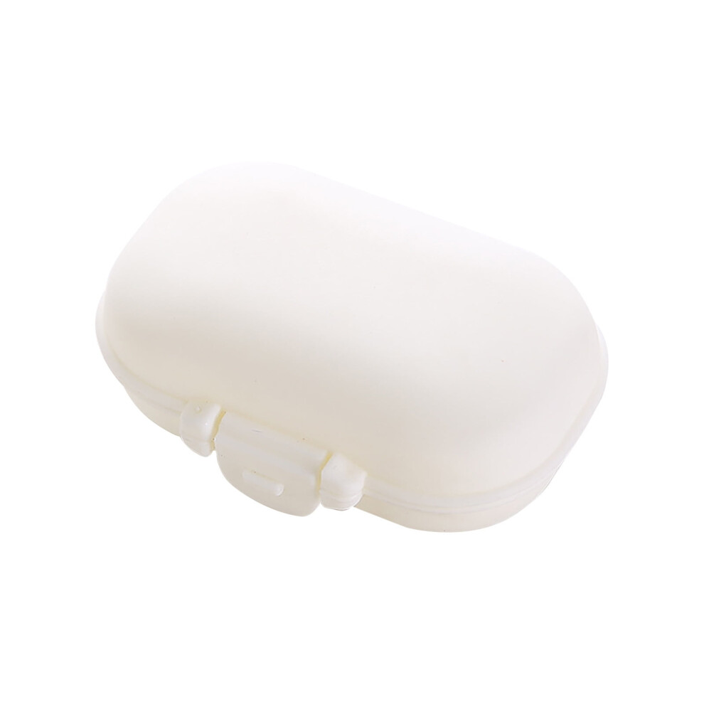 Portable 4-compartment moisture-proof medicine organizer