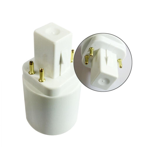 G24q - E27 LED-polttimoadapteri, 4-nastainen, 15 mm:n ruuvi 2