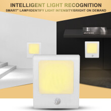 AURIGATE Plug-in Night Light with Motion and Dusk-to-Dawn