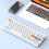 Jixopn 2.4G Bluetooth Wireless Mechanical Keyboard 68-key 4