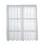 White Polyester Semi-Sheer Rod Pocket Curtain Panel Light 2