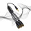 3,5 mm hovedtelefonsplitter han-til-hun 1-til-5 4