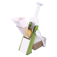 Coupe-légumes multifonction Yakbaofuo avec protège-main, coupe-pommes de terre râpées, hachoir à légumes râpés, hachoir à ail