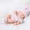 Bambola reborn Kcavykas da 18 cm con ciuccio e bavaglino 8