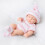 Bambola reborn Kcavykas da 18 cm con ciuccio e bavaglino 7