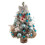 Mini tabletop Christmas tree with LED lights blue 23.6 inch 1