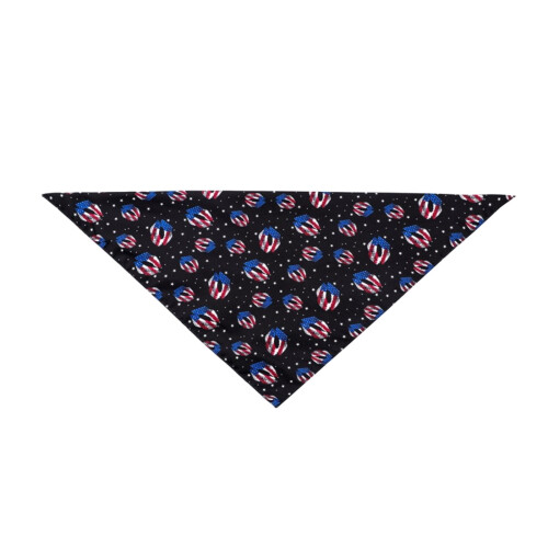 Serviette pour chien triangulaire drapeau américain (1 pièce) 1
