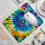 Πολύχρωμο κυκλικό tie-dye mouse pad 8,3x9,8 ίντσες αντιολισθητικό 2