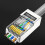 RJ45CAT6 Ethernet-Kabelstecker Silber 100 Stück 5