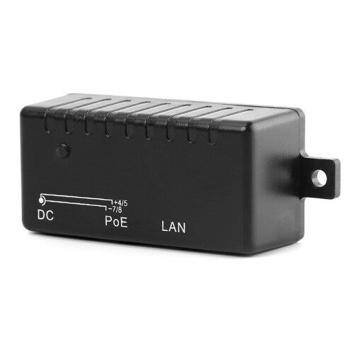 PoE und RJ45, DC 5,5 x 2,1 mm 1