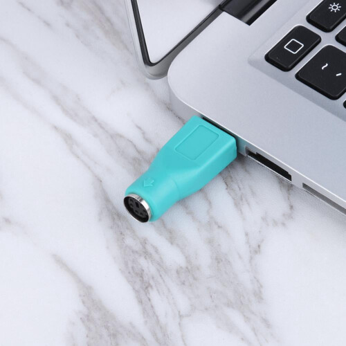 PS/2-adapter (vrouwelijk) naar USB-adapter (mannelijk) (2 stuks) 1