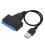 USB 2.0 til SATA-adapterkabel 22-pinners for 25" HDD SSD 4