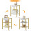 End Table with USB Charging Station and 3-Tier Adjustable 6