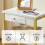 End Table with USB Charging Station and 3-Tier Adjustable 5